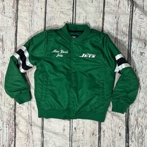 New York Jets NFL Football Boys Kids Youth Coat Jacket Button Up